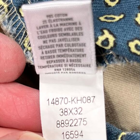 Bonobos Slim Fit Chino Pants Mens 38x32 Bonobos Beige Casual Business Office - Picture 10 of 11